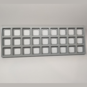 Braille bingo card for 90-ball bingo