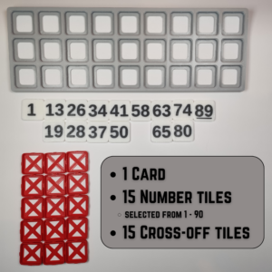 Bingo card bundle (single card)