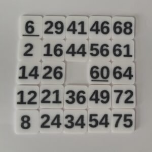 Alternative view of Number tiles (set of 24)